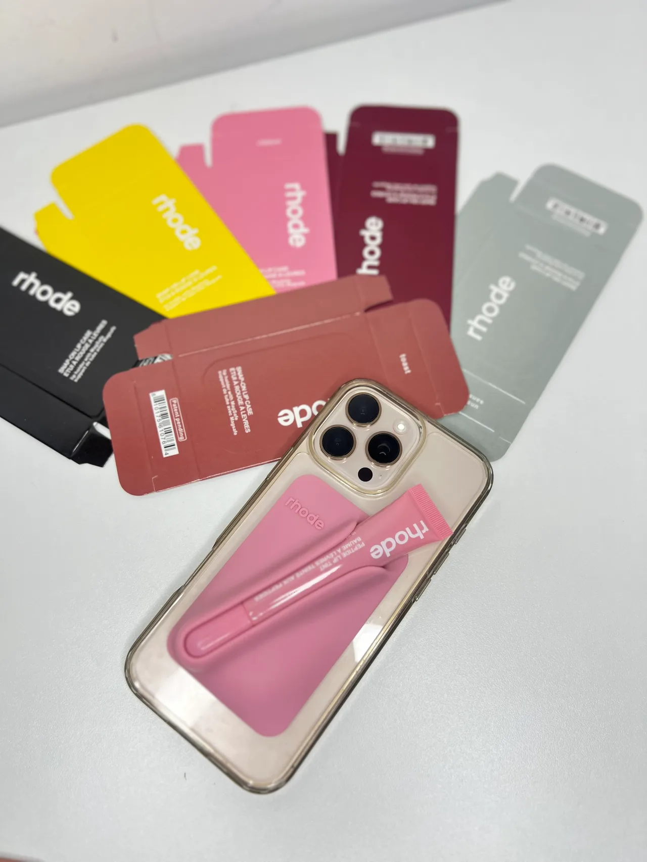 SNAP-ON LIP CASE ROSA CLARO